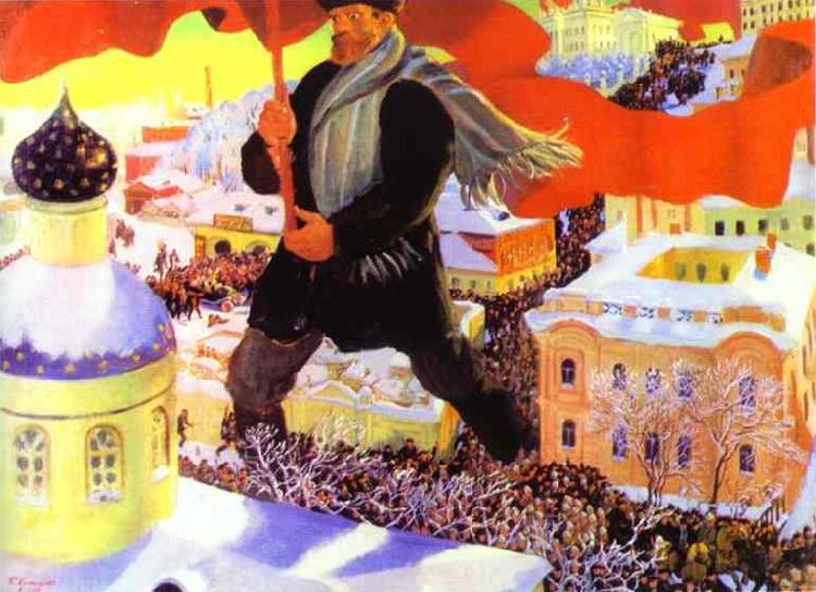 Boris Kustodiev Bolshevik